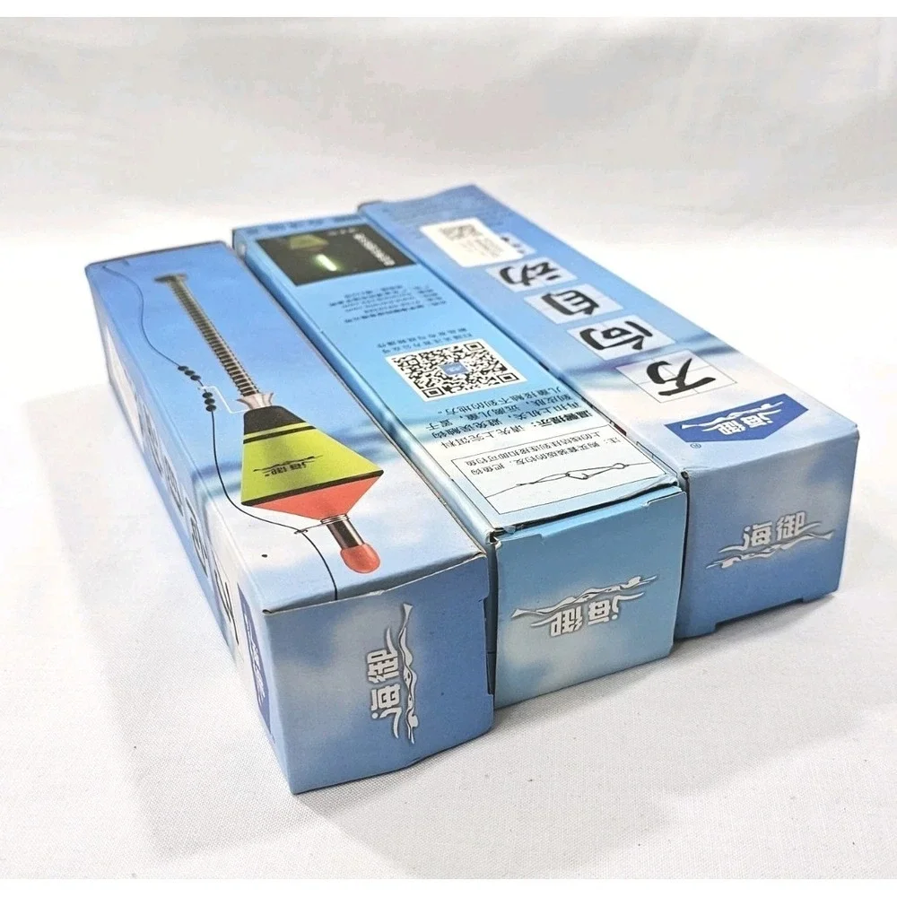 Set Of 3 Automatic Fishing‎ Bobber Floats Luminous Night Fishing Buoy